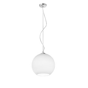 Lustre Perenz UFO 6476 B 30 E27 LED en verre soufflé, blanc satiné