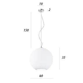 Lampadario vetro soffiato...