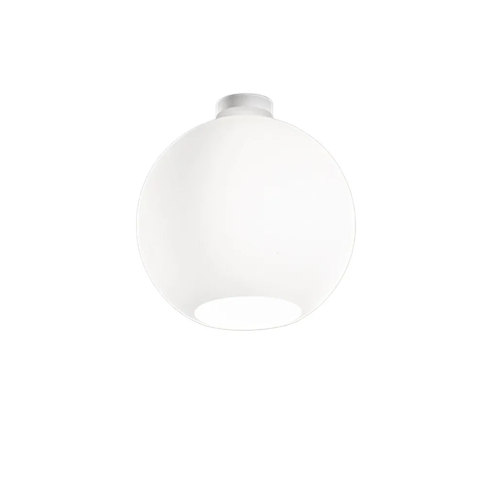 Plafoniera vetro soffiato Perenz UFO 8550 B 30 E27 LED bianco satinato