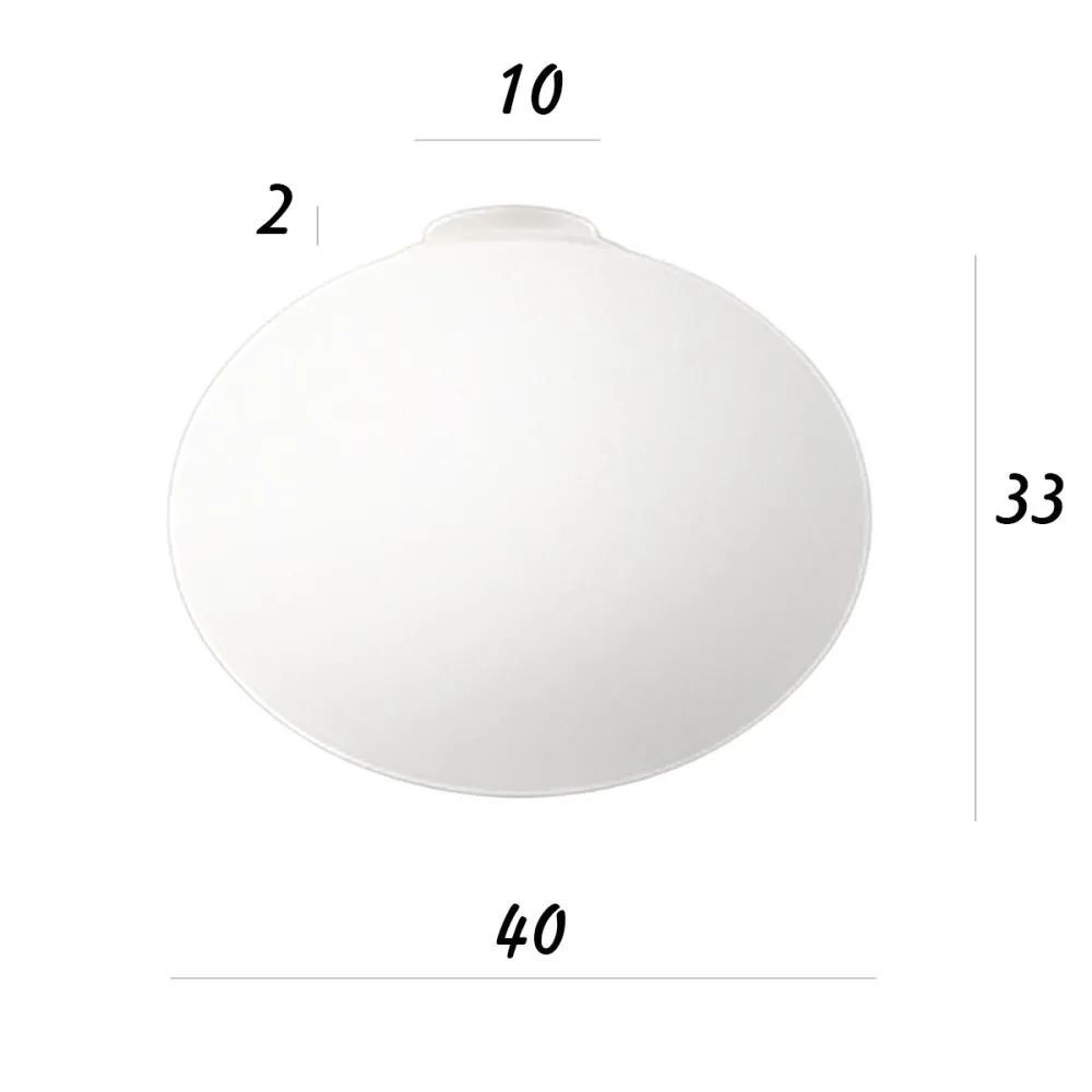 Plafoniera vetro soffiato Perenz SATURNO 8542 B