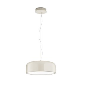 Lampadario acrilico Perenz VELIA 8448 B CT LED CCT biemissione bianco panna lucido