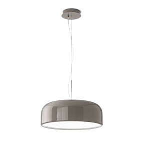 Lampadario metallo Perenz VELIA 8448 TO CT LED grigio tortora lucido