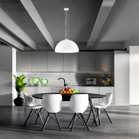 Lampadario cupola metallo...