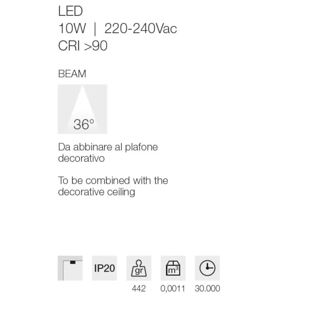 Lámpara de techo LED moderna Gea Led GFA1742 GPL412