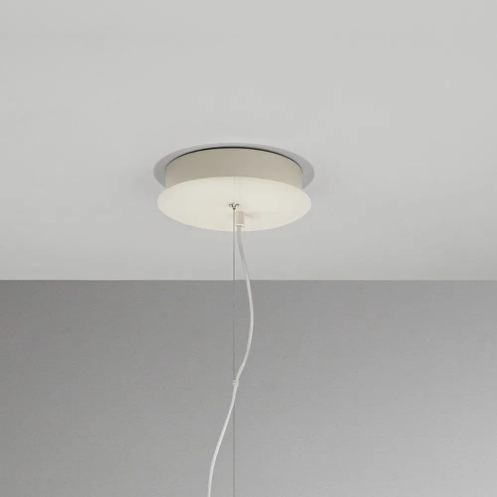 Lampadario acrilico Perenz VELIA 8449 B CT LED CCT biemissione bianco panna lucido