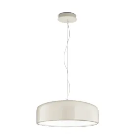 Lampadario acrilico Perenz VELIA 8449 B CT LED CCT biemissione bianco panna lucido