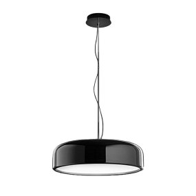 Lampadario acrilico Perenz VELIA 8449 N CT LED CCT biemissione nero lucido