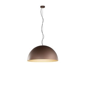 Lustre Perenz STEEL 8560 mm E27 LED en forme de dôme, brun doré métallisé
