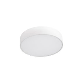 Plafonnier moderne Gea Led GPL380 LED CCT en thermoplastique blanc