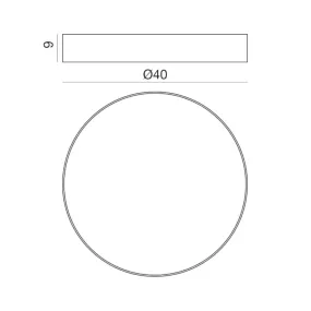 Plafonnier moderne Gea Led...