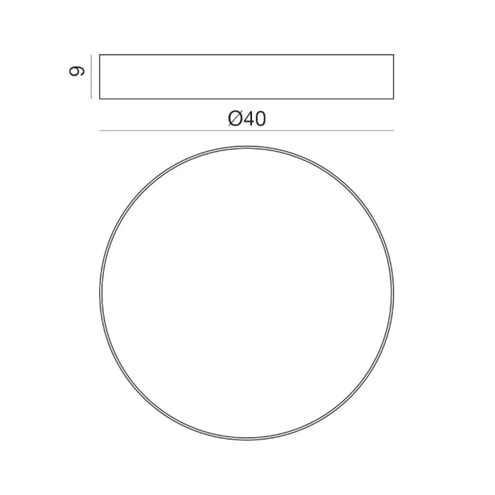 Plafonnier moderne à LED Gea Led GPL382 CCT