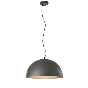 Lampadario cupola Perenz STEEL 8562 GR E27 LED 60CM grigio marrone metallizzato