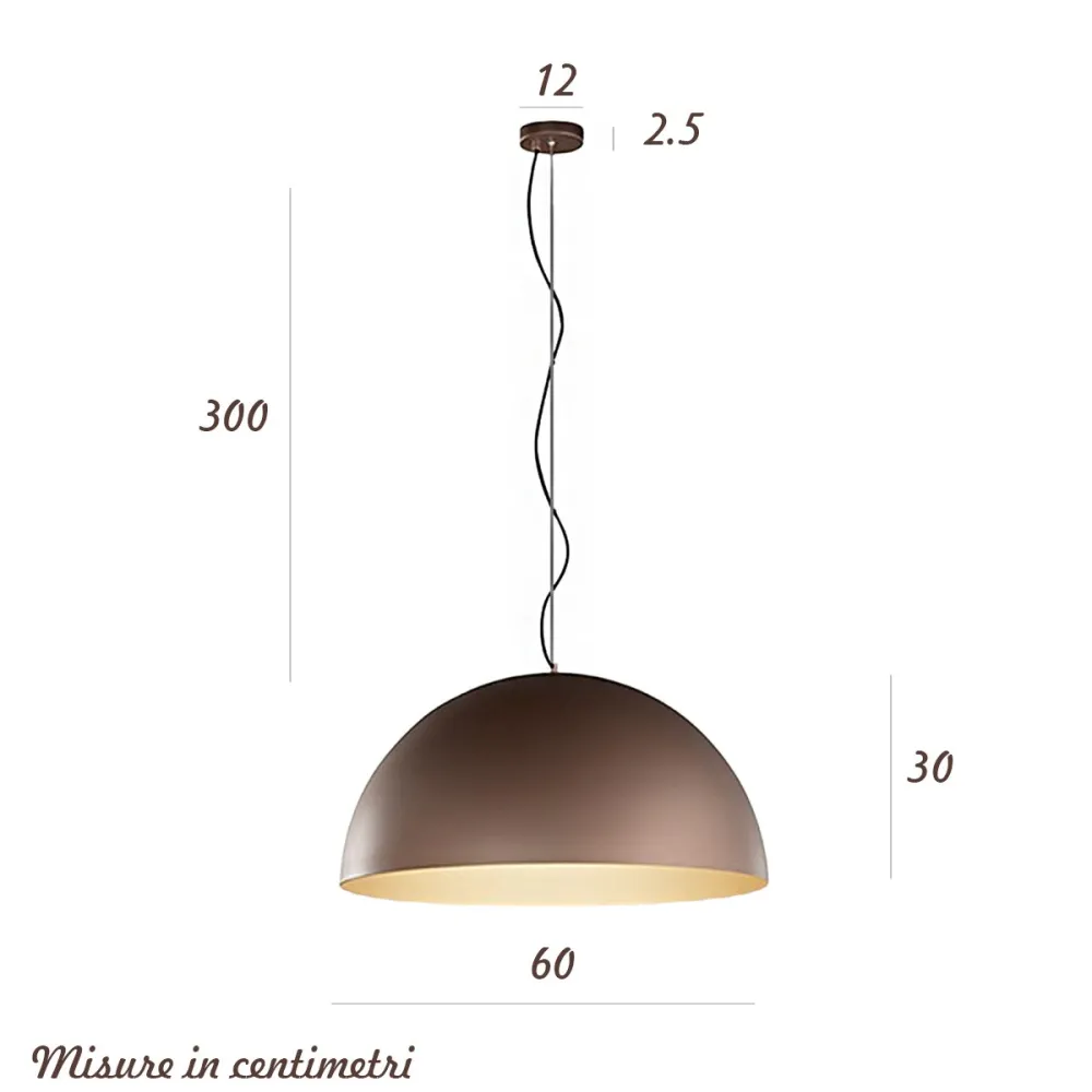 Lampadario cupola Perenz STEEL 8562 MM