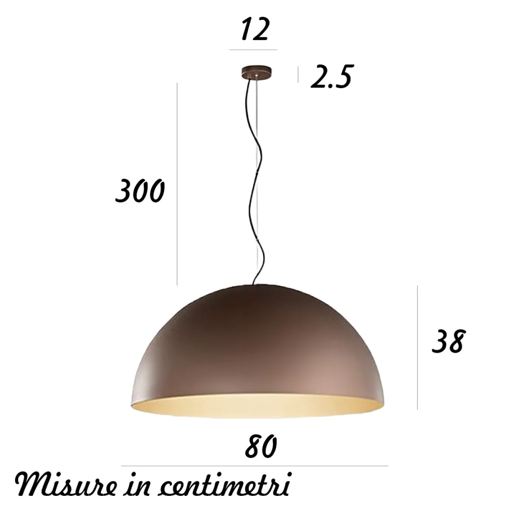 Lampadario cupola Perenz STEEL 8563 MM