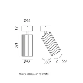 Lámpara de techo LED moderna Gea Led GFA1682C 3000K
