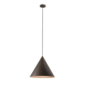 Lampadario conico Perenz ICONIC 8406 GR E27 LED 40CM grigio marrone