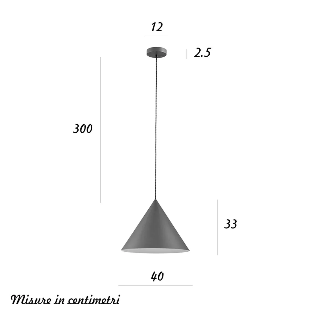 Lustre conique Perenz ICONIC 8406 GR