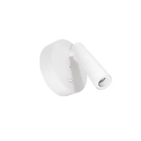 Applique moderno Gea Led GAP580 LED alluminio bianco metacrilato orientabile