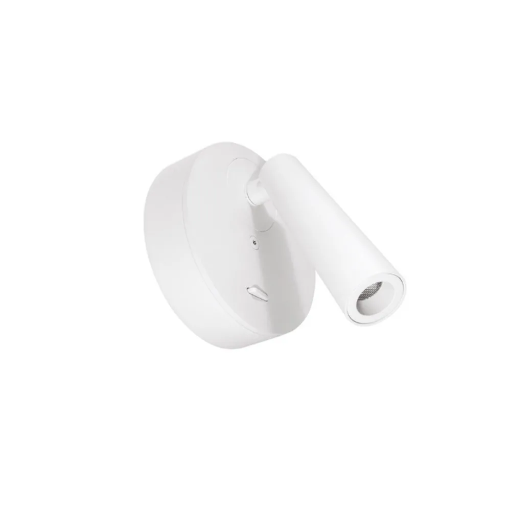 Applique moderno Gea Led GAP580 LED alluminio bianco metacrilato orientabile