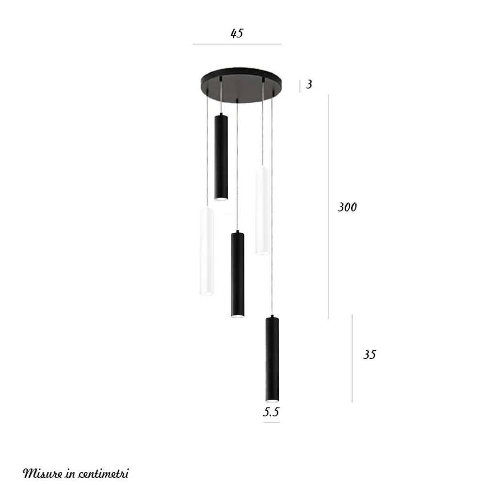 Lustre moderne Perenz SHOT 8032 N 8492 B 8492 N