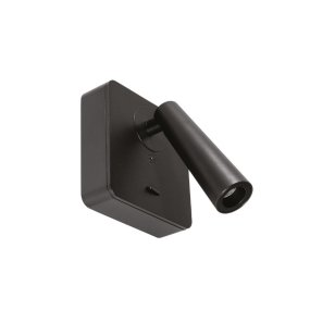 Aplique de pared moderno LED Gea Led GAP591, aluminio con metacrilato blanco, ajustable