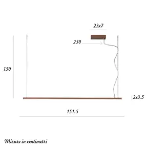 Sospensione led Perenz LINK 8460 MM CTD