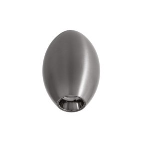 Lámpara colgante moderna LED Gea Led GSO152+GKI150 en metal plateado