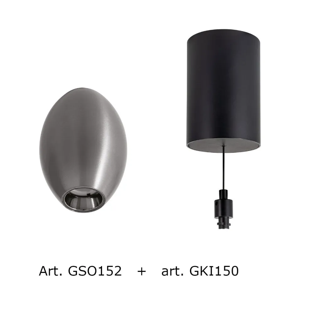 Lámpara colgante LED moderna Gea Led GSO152+GKI150