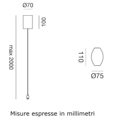 Sospensione moderna Gea Led GSO152+GKI150 LED