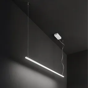 Sospensione profilo monoemissione Perenz LINK 8052 B N CTD 35W LED DIM 2800LM metallo alluminio bianco nero