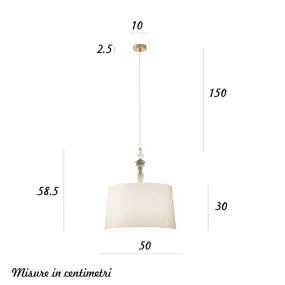 Lustre classique Perenz ABACO 8510