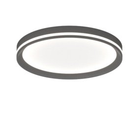 Plafoniera moderna Top light AERA 1222 60 LED CCT SWITCH biemissione metallo acrilico