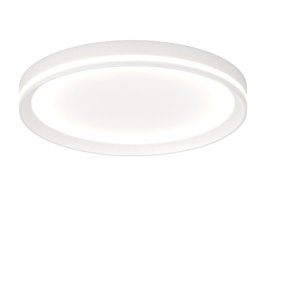 Plafonnier moderne AERA 1222 60 LED CCT SWITCH double émission métal acrylique