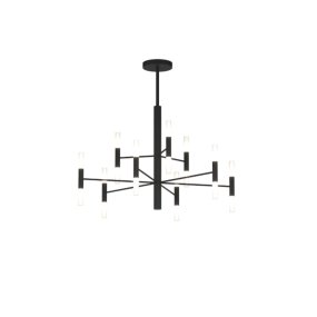 Lampadario moderno Top Light SPACE 1226 80 G9 LED metallo acrilico