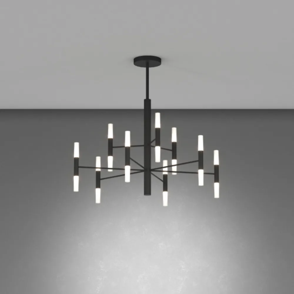 Lustre moderne à éclairage zénithal SPACE 1226 80 G9 LED