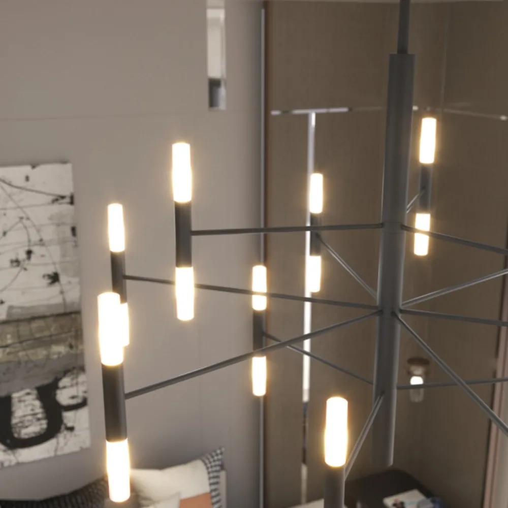 Lustre moderne à éclairage zénithal SPACE 1226 100 G9 LED