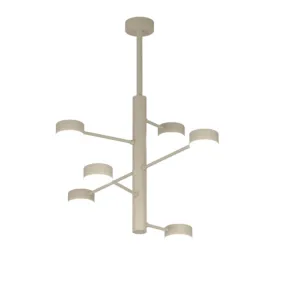 Lampadario moderno Top Light OCTOPUS 1227 6 GX53 LED orientabile metallo