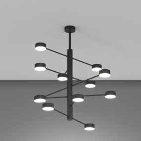 Lampadario moderno Top Light OCTOPUS 1227 12 GX53 LED orientabile metallo