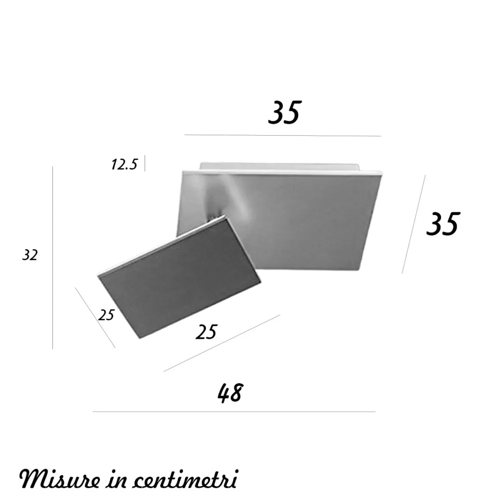 Applique moderna Perenz POST 8456 B LC