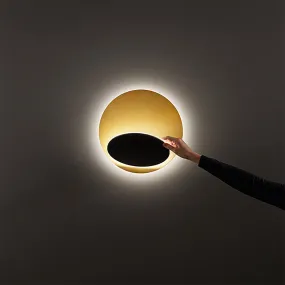 Applique moderna Perenz DRUM 8230 OR LC 33W LED 2640LM metallo oro nero orientabile inclinabile