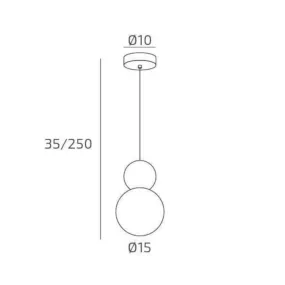 Lampadario moderno Top Light COTTAGE 1228 S1 G9 LED