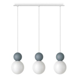 Lampadario moderno Top Light COTTAGE 1228 S3 R G9 LED vetro metallo