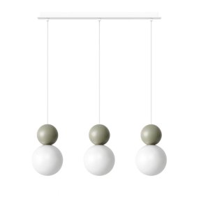 Lustre moderne Top Light COTTAGE 1228 S3 R G9 LED verre métal