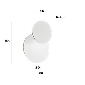 Aplique de pared moderno Perenz DRUM 8229 B LC