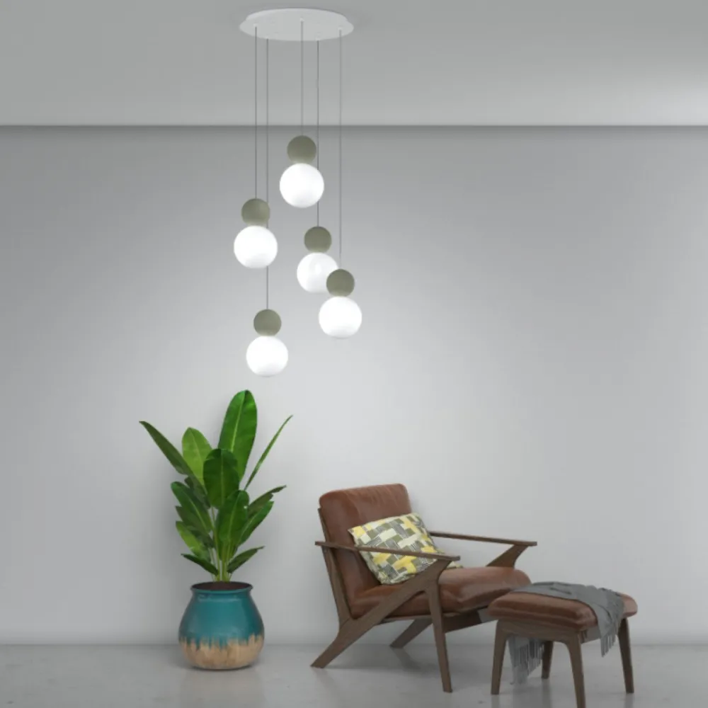 Lustre moderne Top Light COTTAGE 1228 S5 T G9 LED