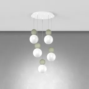 Lámpara de araña moderna Top Light COTTAGE 1228 S5 T G9 LED