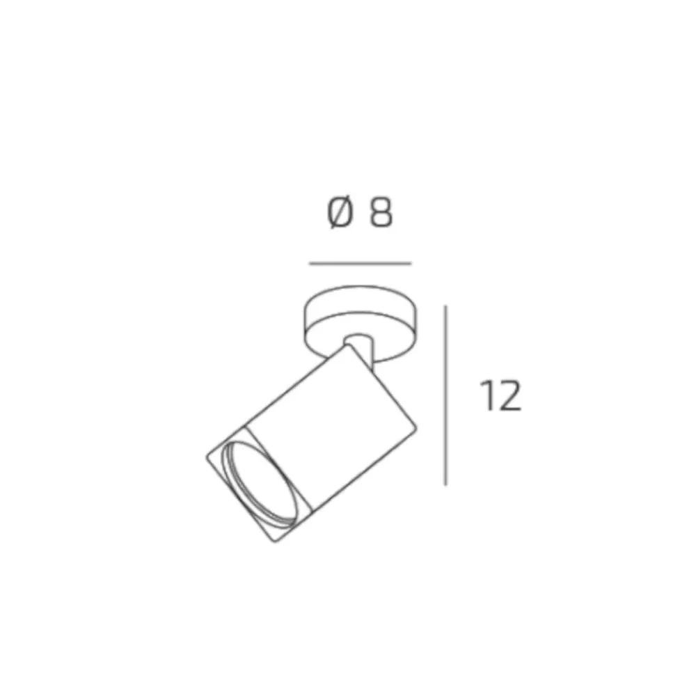 Moderner Top Light KIBO 1230 1 GU10 LED-Spot