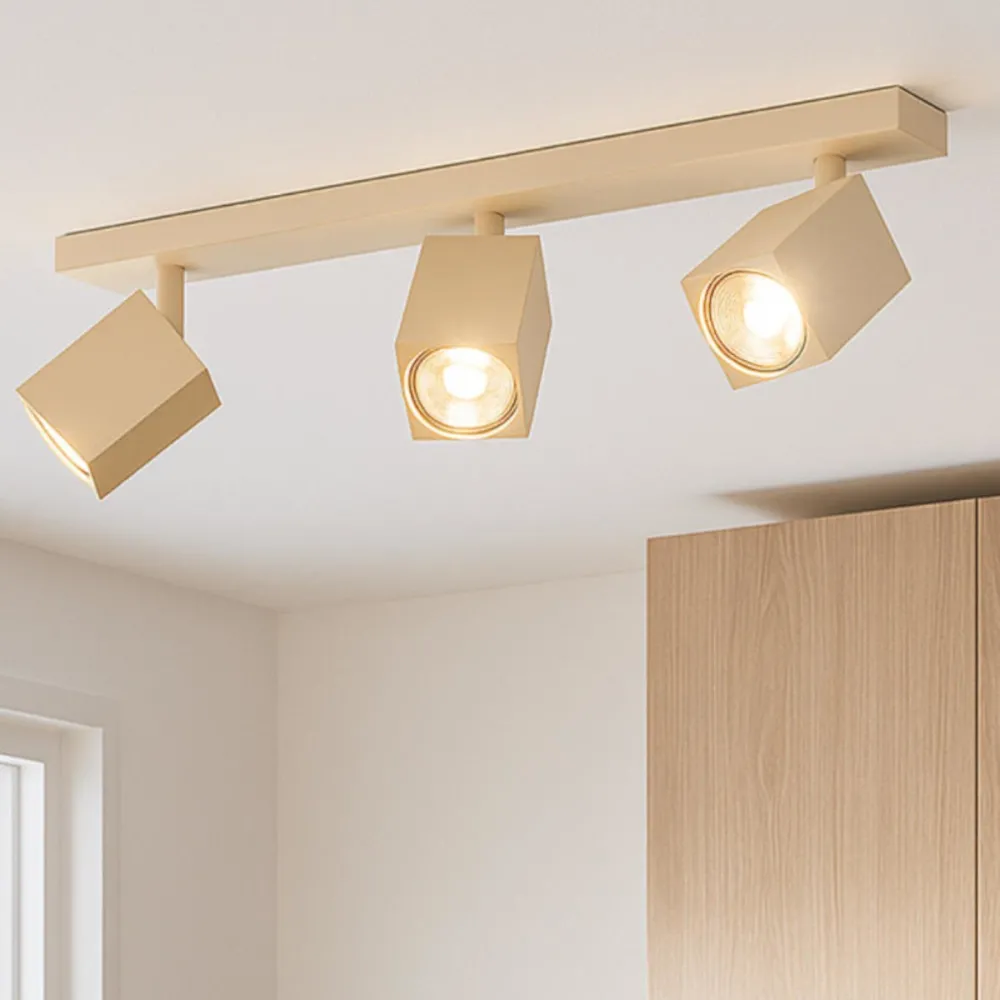 Foco de carril moderno KIBO 1230 3 GU10 LED