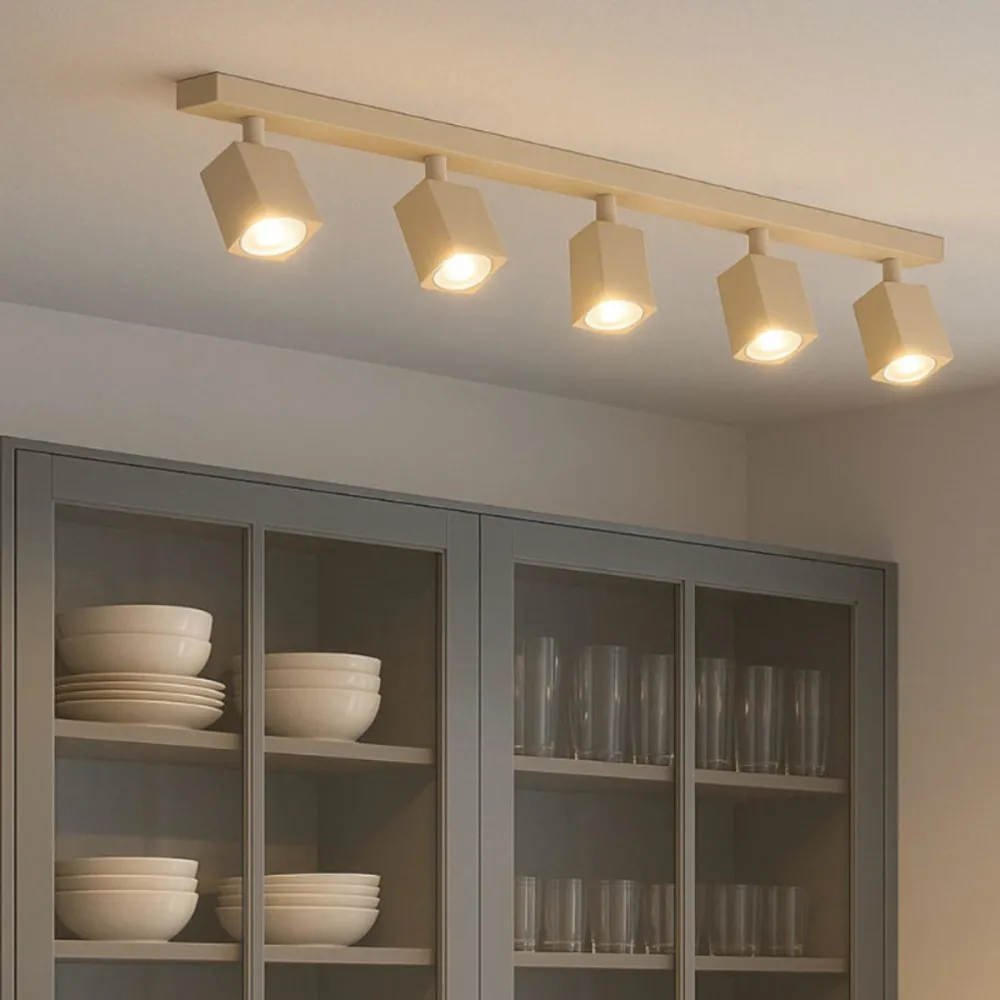 Foco de carril moderno KIBO 1230 5 GU10 LED