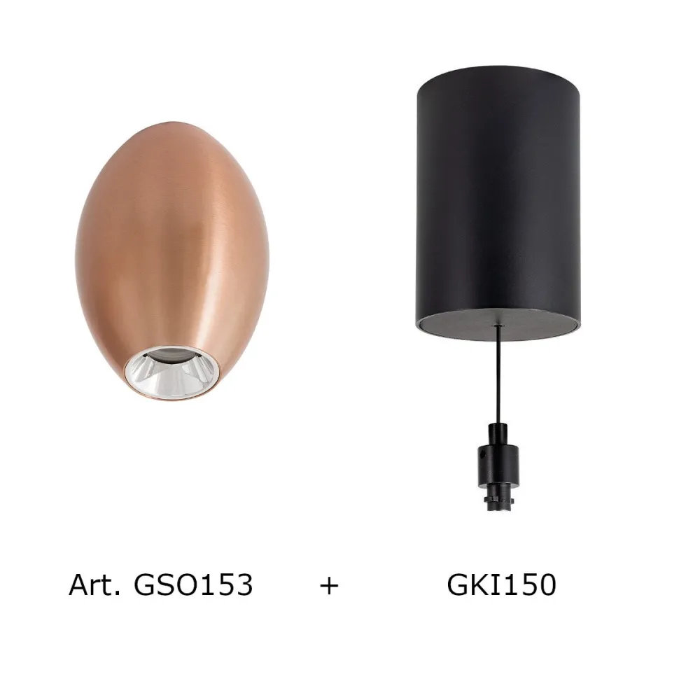 Lámpara colgante clásica LED Gea Led GSO153+GKI150